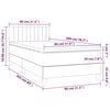 vidaXL &Kappa;&rho;&epsilon;&beta;ά&tau;&iota; Boxspring &mu;&epsilon; &Sigma;&tau;&rho;ώ&mu;&alpha; &Alpha;&nu;&omicron;&iota;&chi;&tau;ό &Gamma;&kappa;&rho;&iota; 80x200 &epsilon;&kappa;. &Beta;&epsilon;&lambda;&omicron;ύ&delta;&iota;&nu;&omicron;