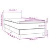 vidaXL &Kappa;&rho;&epsilon;&beta;ά&tau;&iota; Boxspring &mu;&epsilon; &Sigma;&tau;&rho;ώ&mu;&alpha; &Sigma;&kappa;&omicron;ύ&rho;&omicron; &Gamma;&kappa;&rho;&iota; 100x210 &epsilon;&kappa;. &Beta;&epsilon;&lambda;&omicron;ύ&delta;&iota;&nu;&omicron;
