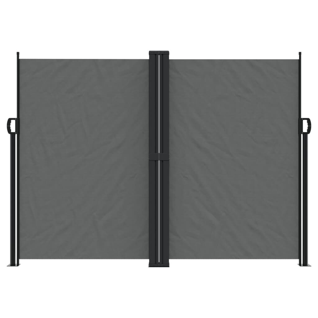 vidaXL Σκίαστρο Πλαϊνό Συρόμενο Ανθρακί 180 x 600 εκ.