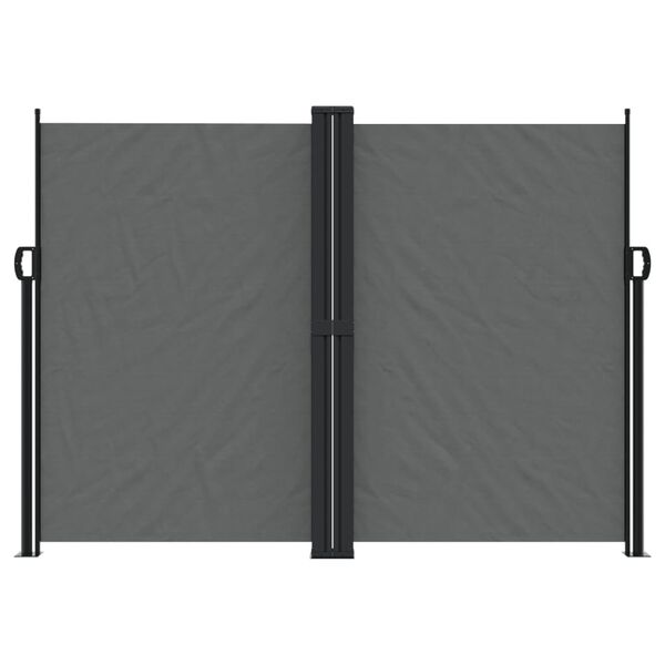 vidaXL Σκίαστρο Πλαϊνό Συρόμενο Ανθρακί 180 x 600 εκ.