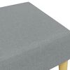 vidaXL Υποπόδιο Ανοιχτό Γκρι 77x55x31 εκ. Υφασμάτινο