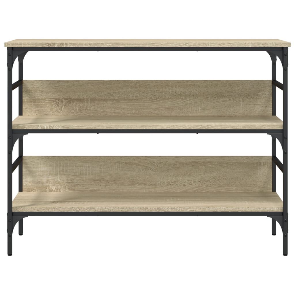 vidaXL Τραπέζι Κονσόλα Sonoma Δρυς 100x32x75 εκ. Επεξεργασμένο Ξύλο