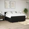 vidaXL &Kappa;&rho;&epsilon;&beta;ά&tau;&iota; Boxspring &mu;&epsilon; &Sigma;&tau;&rho;ώ&mu;&alpha; &Mu;&alpha;ύ&rho;&omicron; 200x200 &epsilon;&kappa;. &Upsilon;&phi;&alpha;&sigma;&mu;ά&tau;&iota;&nu;&omicron;