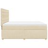 vidaXL &Kappa;&rho;&epsilon;&beta;ά&tau;&iota; Boxspring &mu;&epsilon; &Sigma;&tau;&rho;ώ&mu;&alpha; &Kappa;&rho;&epsilon;&mu; 200x200 &epsilon;&kappa;. &Upsilon;&phi;&alpha;&sigma;&mu;ά&tau;&iota;&nu;&omicron;