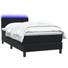 vidaXL &Kappa;&rho;&epsilon;&beta;ά&tau;&iota; Boxspring &mu;&epsilon; &Sigma;&tau;&rho;ώ&mu;&alpha; & LED &Mu;&alpha;ύ&rho;&omicron; 90x210 &epsilon;&kappa;. &Beta;&epsilon;&lambda;&omicron;ύ&delta;&iota;&nu;&omicron;
