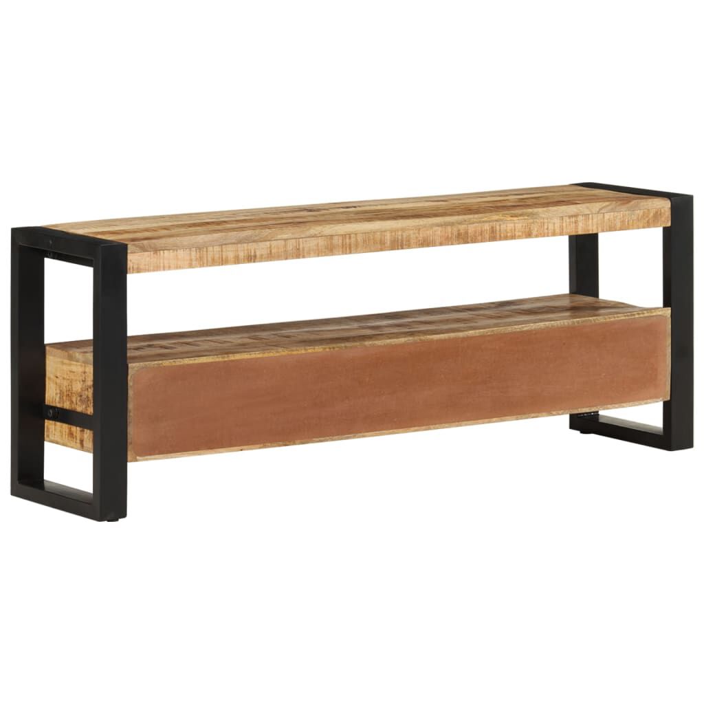 vidaXL Έπιπλο Τηλεόρασης 120 x 30 x 45 εκ. από Μασίφ Ξύλο Μάνγκο