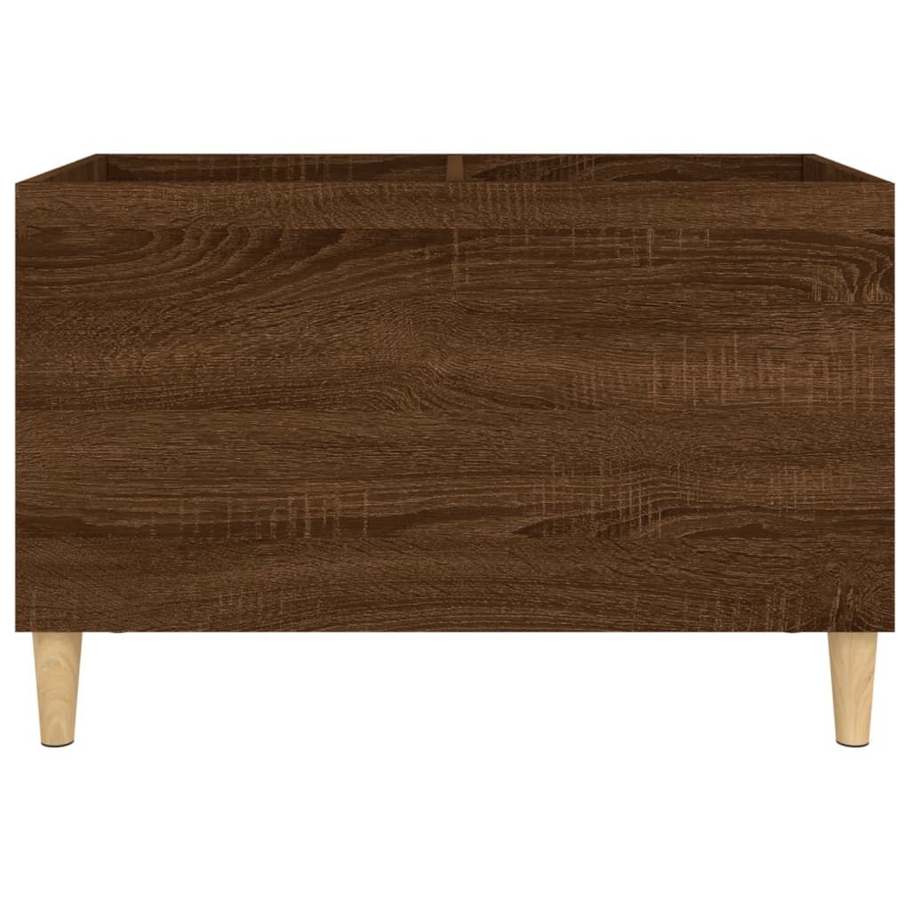 vidaXL Δισκοθήκη Καφέ Δρυς 74,5 x 38 x 48 εκ. από Επεξεργασμένο Ξύλο