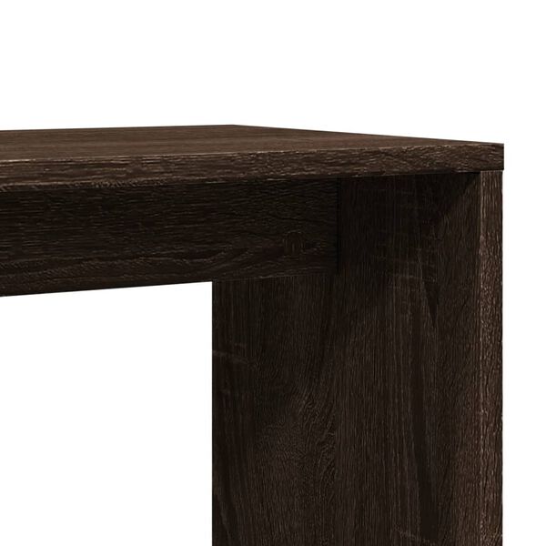 vidaXL Τραπεζάκια Σαλονιού 2 τεμ Καφέ Δρυς 50x30x50 εκ. Επεξ. Ξύλο