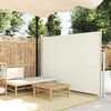 vidaXL Σκίαστρο Πλαϊνό Συρόμενο Κρεμ 160 x 500 εκ.