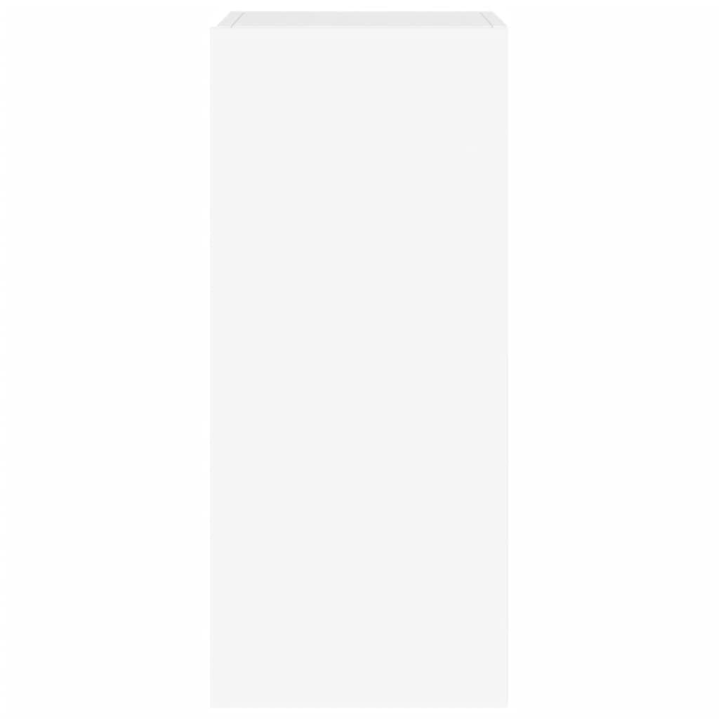 vidaXL Έπιπλα Τοίχου Τηλεόρασης με LED 2 Τεμ. Λευκά 30,5x35x70 εκ.
