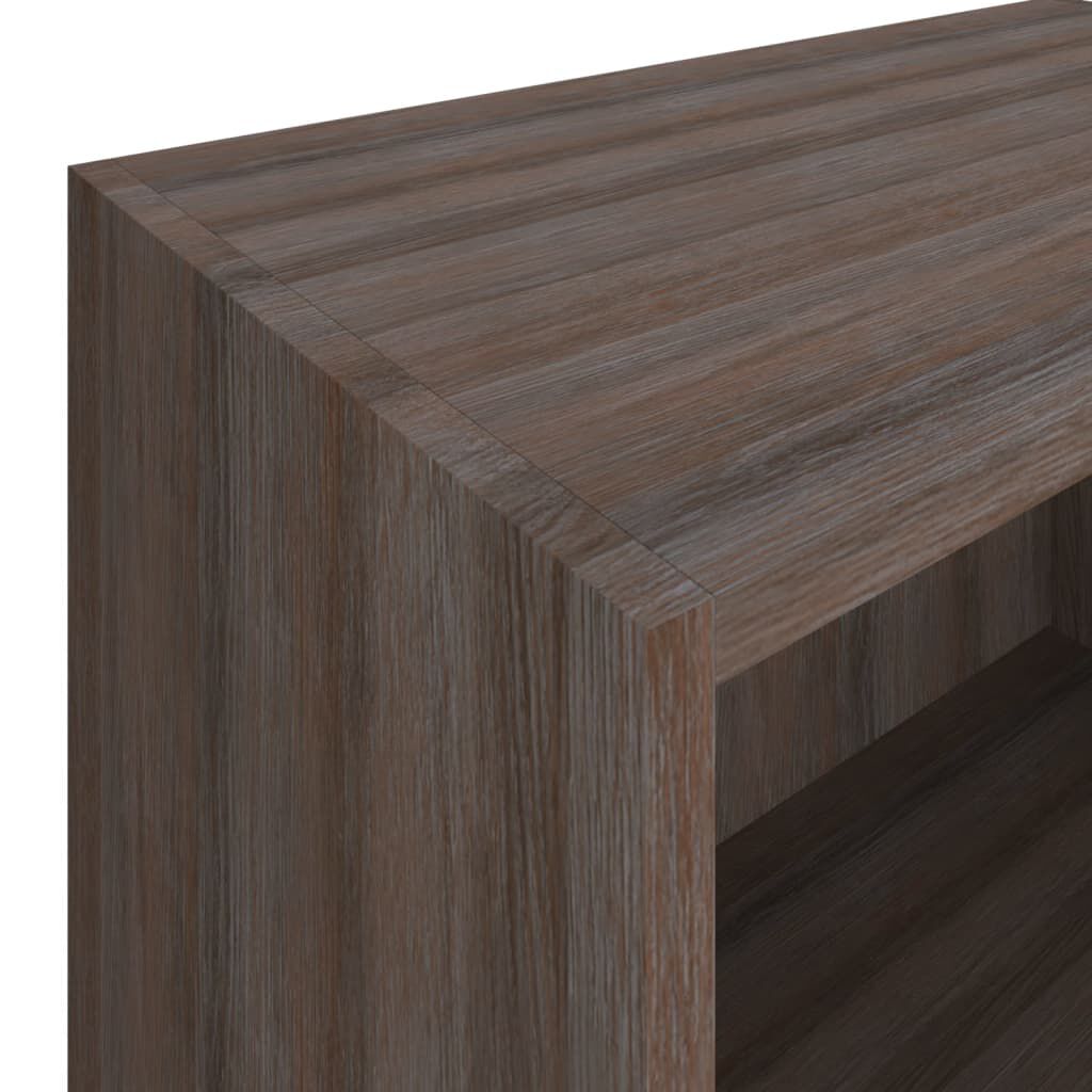 vidaXL Βιβλιοθήκη Γκρι/Sonoma Δρυς 60 x 31 x 78 εκ. από Επεξ. Ξύλο