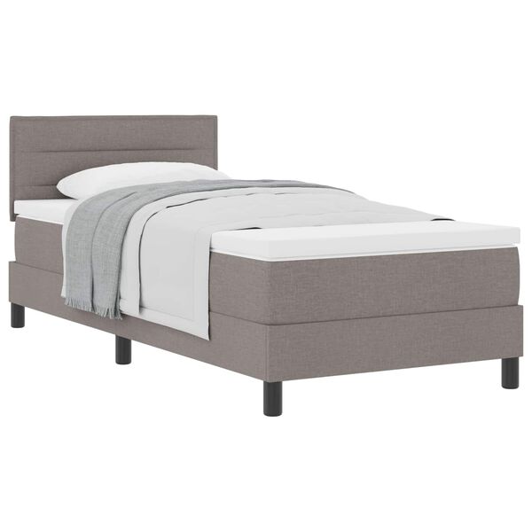 vidaXL &Kappa;&rho;&epsilon;&beta;ά&tau;&iota; &mu;&epsilon; &epsilon;&lambda;&alpha;&tau;ή&rho;&iota;&alpha; &mu;&epsilon; &sigma;&tau;&rho;ώ&mu;&alpha; Taupe 80 x 200 cm ύ&phi;&alpha;&sigma;&mu;&alpha;