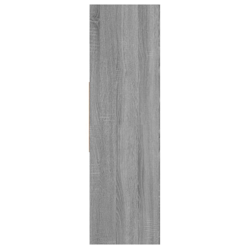 vidaXL Βιβλιοθήκη Γκρι Sonoma 97,5x29,5x100 εκ. από Επεξεργασμένο Ξύλο