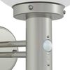 vidaXL Εξωτερικά Φωτιστικά Τοίχου 2 pcs Ασημί 28 x 25 x 38 εκ