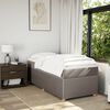 vidaXL &Kappa;&rho;&epsilon;&beta;ά&tau;&iota; Boxspring &mu;&epsilon; &Sigma;&tau;&rho;ώ&mu;&alpha; Taupe 90x200 &epsilon;&kappa;. &Upsilon;&phi;&alpha;&sigma;&mu;ά&tau;&iota;&nu;&omicron;