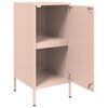 vidaXL Ντουλάπι Ροζ 36 x 39 x 79 εκ. από Χάλυβα