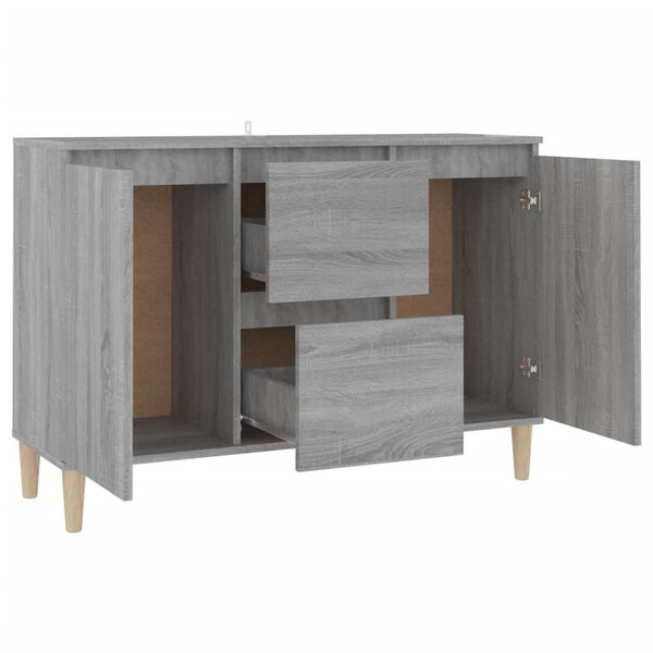 vidaXL Μπουφές Γκρι Sonoma 101 x 35 x 70 εκ. από Επεξεργασμένο Ξύλο