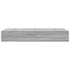 vidaXL Σκελετός Κρεβατιού Γκρι sonoma 100 x 200 cm Επεξεργασμένο ξύλο