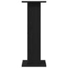 vidaXL Βάσεις Ηχείων 2 pcs Μαύρη δρυς 30 x 30 x 80 cm