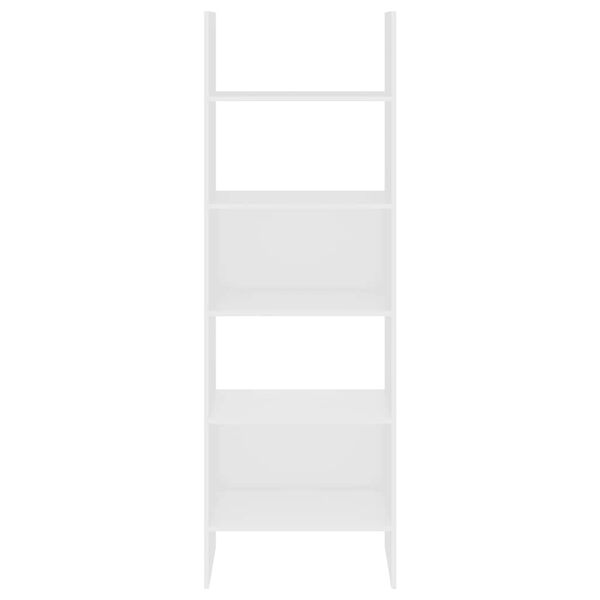 vidaXL Βιβλιοθήκη Λευκή 60 x 35 x 180 εκ. από Επεξ. Ξύλο