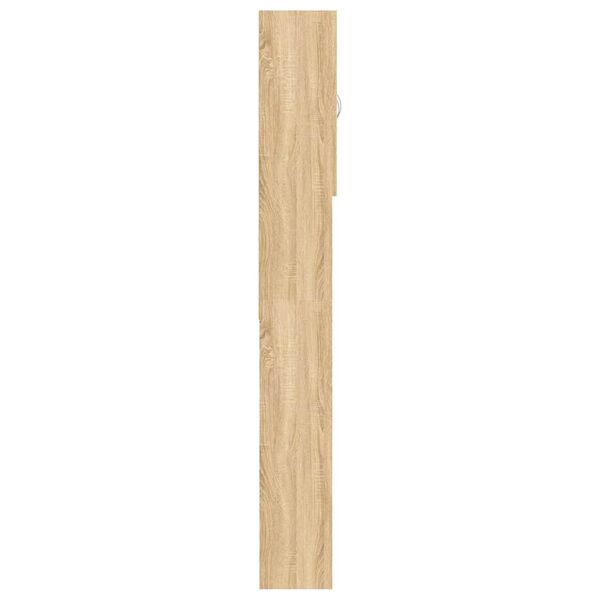 vidaXL Ντουλάπι Πλυντηρίου Sonoma Δρυς 64 x 25,5 x 190 εκ.
