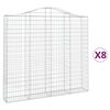 vidaXL &Sigma;&upsilon;&rho;&mu;&alpha;&tau;&omicron;&kappa;&iota;&beta;ώ&tau;&iota;&alpha; &Tau;&omicron;&xi;&omega;&tau;ά 8 &tau;&epsilon;&mu;. 200x30x180/200 &epsilon;&kappa;. &Gamma;&alpha;&lambda;&beta;&alpha;&nu;. &Alpha;&tau;&sigma;ά&lambda;&iota;
