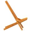 vidaXL Φορητές καρέκλες κήπου 2 pcs Καφέ 56 x 69 x 84 μ
