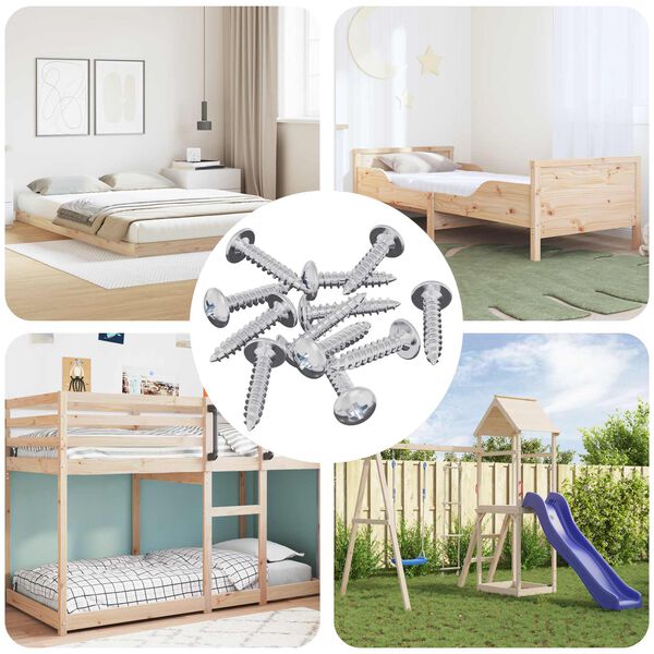 vidaXL &Beta;ί&delta;&alpha; &Alpha;&upsilon;&tau;&omicron;-&tau;&rho;&upsilon;&pi;&eta;&tau;ή 12 pcs &Epsilon;&pi;&iota;&kappa;&alpha;&lambda;&upsilon;&mu;&mu;έ&nu;&omicron; &mu;&epsilon; &psi;&epsilon;&upsilon;&delta;ά&rho;&gamma;&upsilon;&rho;&omicron; 4 x 20 mm