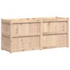 vidaXL Ζαρντινιέρα Κήπου 150 x 50 x 70 εκ. από Μασίφ Ξύλο Πεύκου
