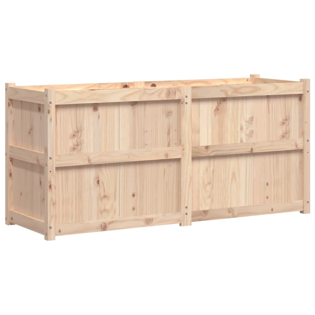 vidaXL Ζαρντινιέρα Κήπου 150 x 50 x 70 εκ. από Μασίφ Ξύλο Πεύκου