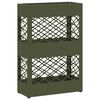 vidaXL Σχέδιο & βάση αποθήκευσης Λαδί 28 x 12 x 41 εκ Ατσάλι