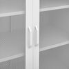 vidaXL Ντουλάπι Αποθήκευσης Λευκό 80 x 35 x 101,5 εκ. Ατσάλινο