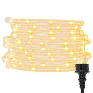 vidaXL &Phi;&omega;&tau;ά&kappa;&iota;&alpha; &sigma;&epsilon; &Sigma;&omega;&lambda;ή&nu;&alpha; &mu;&epsilon; 240 LED &Theta;&epsilon;&rho;&mu;ό &Lambda;&epsilon;&upsilon;&kappa;ό 10 &mu;. &alpha;&pi;ό PVC
