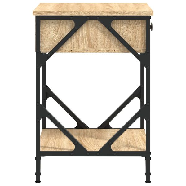 vidaXL Κομοδίνα 2 τεμ. Sonoma Δρυς 40x42x60 εκ. από Επεξεργασμένο Ξύλο