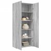 vidaXL Ντουλάπι Γκρι Sonoma 80x42,5x185 εκ. από Επεξεργασμένο Ξύλο