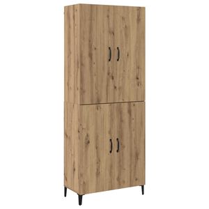 vidaXL Highboard 2 &tau;&mu;&chi;. Artisan Oak 69,5 x 34 x 180 &epsilon;&kappa;.