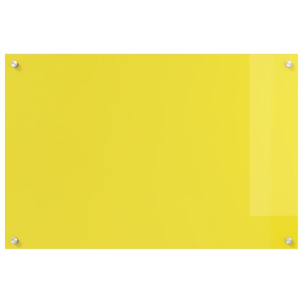 vidaXL Πίσω Πάνελ Κουζίνας Κίτρινο 90 x 60 x 0.6 εκ. σκληρυμένο γυαλί