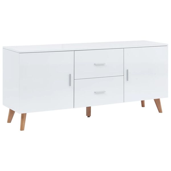 vidaXL Μπουφές Λευκός 160 x 40 x 70 εκ. από MDF