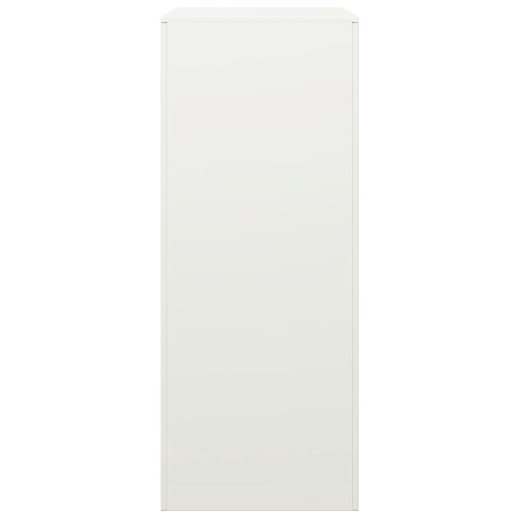 vidaXL Ράφι Καυσόξυλων Λευκό 60x40x100 εκ. Ατσάλινο