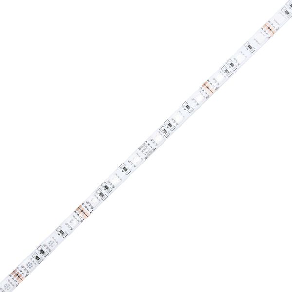 vidaXL Έπιπλα Τοίχου Τηλεόρασης με LED 2 Τεμ. Μαύρα 60x35x41 εκ.