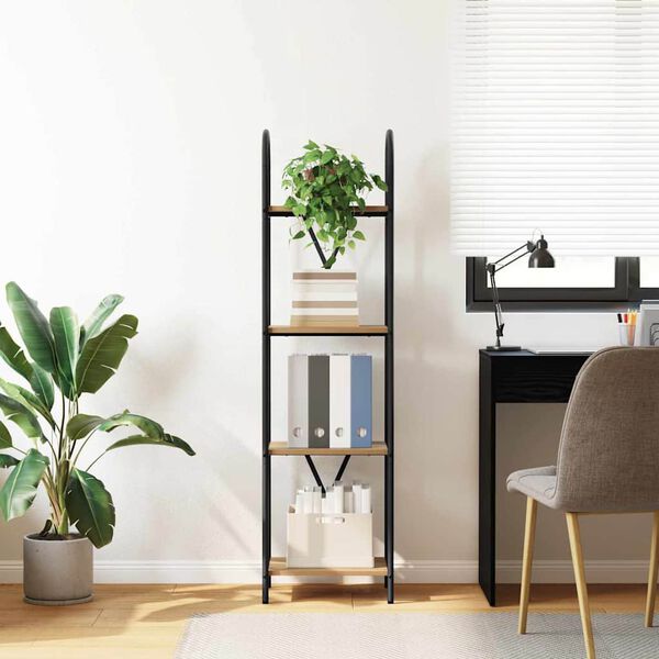 vidaXL &Rho;ά&phi;&iota; &Beta;&iota;&beta;&lambda;ί&omega;&nu; Artisan Oak 40 x 30 x 146 &epsilon;&kappa; &Epsilon;&pi;&epsilon;&xi;&epsilon;&rho;&gamma;&alpha;&sigma;&mu;έ&nu;&omicron; &xi;ύ&lambda;&omicron;