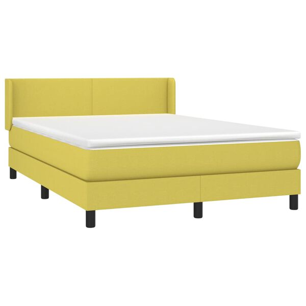 vidaXL &Kappa;&rho;&epsilon;&beta;ά&tau;&iota; Boxspring &mu;&epsilon; &Sigma;&tau;&rho;ώ&mu;&alpha; &Pi;&rho;ά&sigma;&iota;&nu;&omicron; 140x200 &epsilon;&kappa;.&Upsilon;&phi;&alpha;&sigma;&mu;ά&tau;&iota;&nu;&omicron;