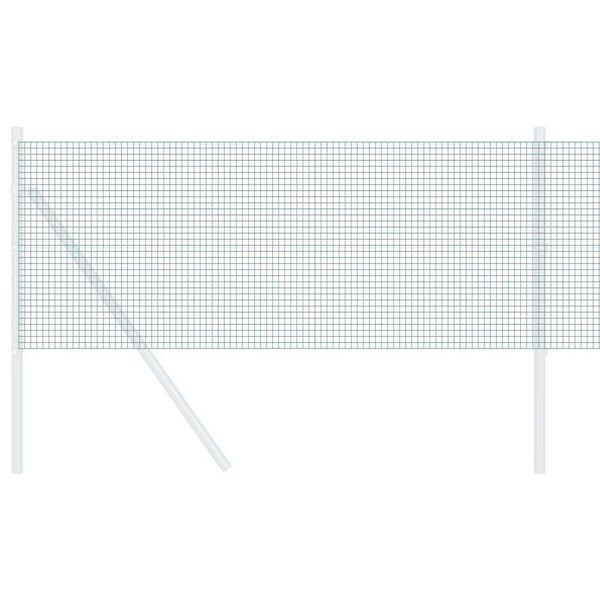 vidaXL Συγκολλητός φράχτης από σύρμα Πράσινο 0.6 x 25 μ Ατσάλι