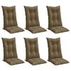 vidaXL &Mu;&alpha;&xi;&iota;&lambda;ά&rho;&iota;&alpha; &Kappa;&alpha;&rho;έ&kappa;&lambda;&alpha;&sigmaf; &Kappa;ή&pi;&omicron;&upsilon; &Pi;&lambda;ά&tau;&eta; 6&tau;&epsilon;&mu; Taupe 120x50x7 &epsilon;&kappa;. Ύ&phi;&alpha;&sigma;&mu;&alpha;