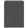 vidaXL Ντουλάπια Τοίχου 2 τεμ. Γκρι 30x30x40 εκ. Μασίφ Ξύλο Πεύκου