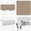 vidaXL Σκηνίτσα Αναδιπλούμενη Μπεζ 300 x 250 εκ Ύφασμα και Μέταλλο