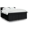 vidaXL &Kappa;&rho;&epsilon;&beta;ά&tau;&iota; Boxspring &mu;&epsilon; &Sigma;&tau;&rho;ώ&mu;&alpha; &Mu;&alpha;ύ&rho;&omicron; 180x200 &epsilon;&kappa;. &Upsilon;&phi;&alpha;&sigma;&mu;ά&tau;&iota;&nu;&omicron;