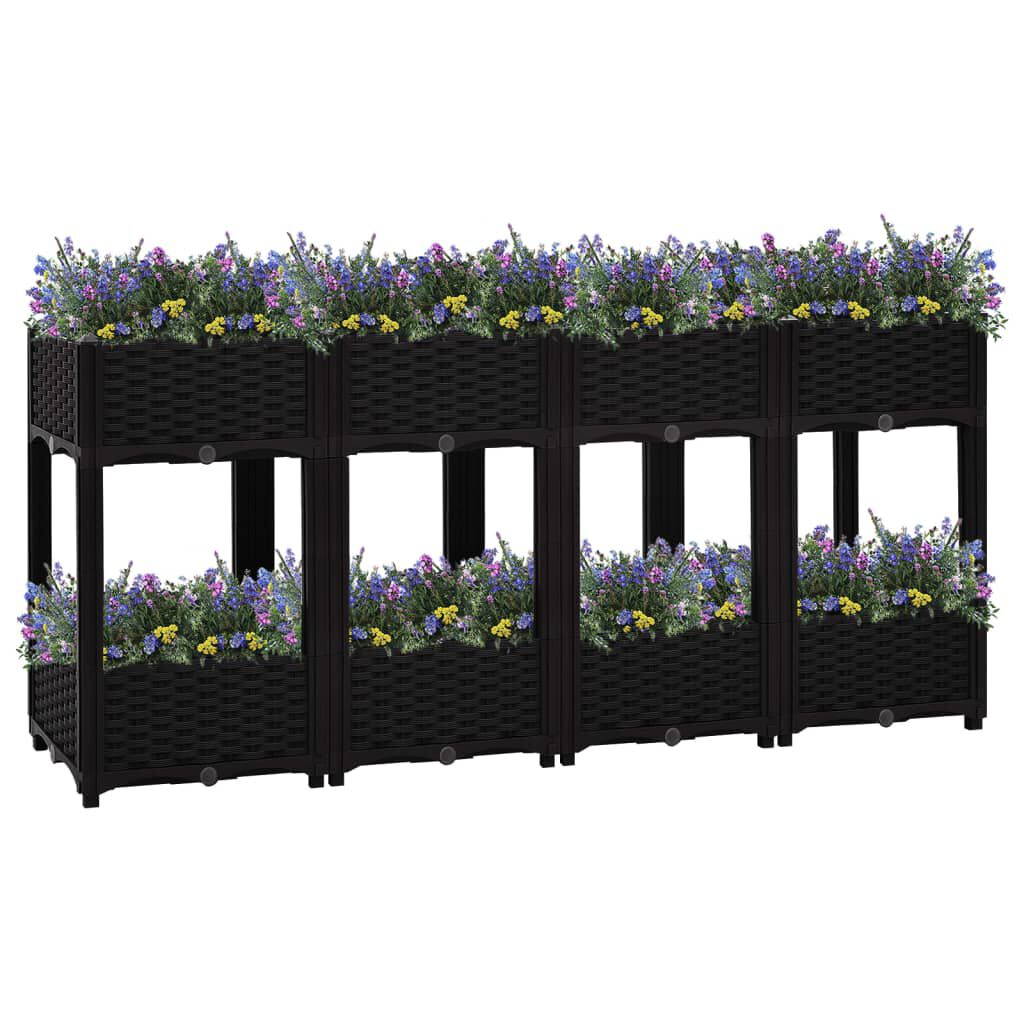 vidaXL Ζαρντινιέρα 160 x 40 x 71 εκ. από Πολυπροπυλένιο