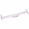 vidaXL Προστατευτικά ακμών σκάλας 10 pcs Ασημί 67 cm Αλουμίνιο