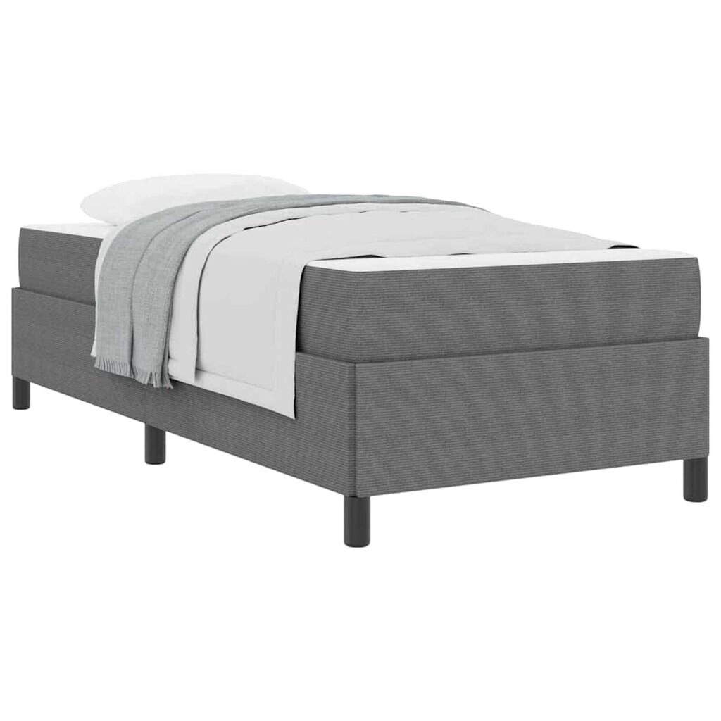 vidaXL Σκελετός Κρεβατιού Ανοιχτό γκρι 80 x 200 cm Βελούδο